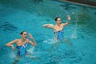 Artistic Swim vs TWC  Wheaton College Artistic Swimming vs Texas Women’s College. - Photo By: KEITH NORDSTROM : Wheaton, Artistic Swimming